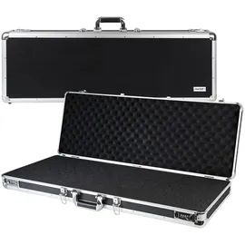 HMF Alu Transportkoffer Rasterschaumstoff 96 x 36 x 12 cm Schwarz