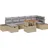 vidaXL Garten-Dining-Set 8-tlg. beige