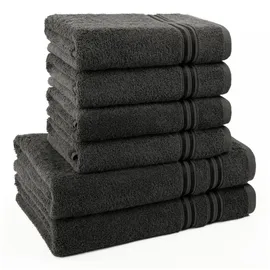 hammetex Handtuchset 6-tlg. grau