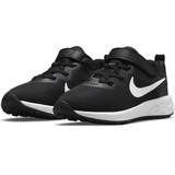 Nike Revolution 6 Kinder Sneaker, Black/White-Dk Smoke Grey, 29.5