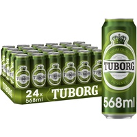 Tuborg Pilsener, Bier Dose Einweg (24 x 0.568 L) Dosenbier