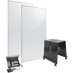 Sigel Aktions-Set: 2x Whiteboard »Meet up-Bundle Whiteboards« inkl. Gratis-Zubehör weiß