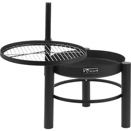BBQ-Toro Feuerschale mit Grillrost Ø 50 cm Schwarz