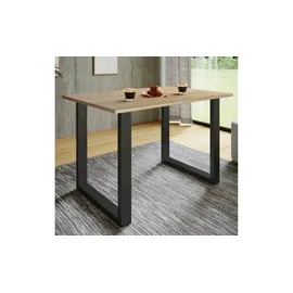 VCM Xona 140 x 76 x 80 cm sonoma-eiche/schwarz