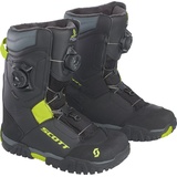 Scott Kulshan SMB wasserdichte Snowmobil Stiefel, schwarz-gelb, Größe 46 für Männer