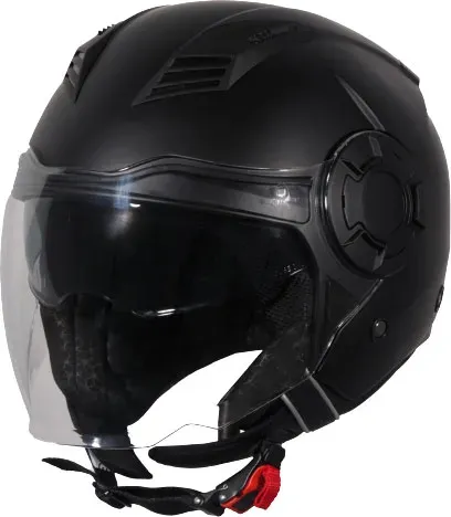 Vito Isola Solid, casque à réaction - Noir Mat - XL