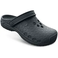 Tams Tams® Unisex Gartenclogs mit SchnalleHex Clap" aus weichem Eva Schwarz 38"