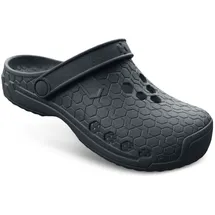 Tams Tams® Unisex Gartenclogs mit SchnalleHex Clap" aus weichem Eva Schwarz 38"