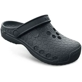 Tams Tams® Unisex Gartenclogs mit SchnalleHex Clap" aus weichem Eva Schwarz 38"