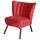 Max Winzer Sessel Alessandro ¦ rot ¦ Maße (cm): B: 70 H: 80