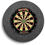 Karella Schallschutz für Steeldartboards mit integriertem Surround/Auffangring, 80% Geräuschreduzierung, von Schallschutzexperten, Made in Germany