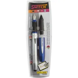 Online 25023 Switch  2-Teilig Schreibgeräteset Two in One blue 4014421250230 Online