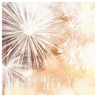 Home fashion Home Fashion®, Happy Year, Lunch-Servietten aufgefaltetes Maß