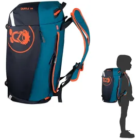 TROLLKIDS Duffle 35l Tasche - Atlantic Blue / Dark Navy / Glow Orange - One Size