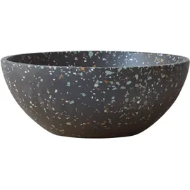 Tikamoon Rundes Waschbecken Micha aus Terrazzo Confetti
