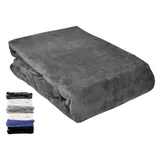 Jack Spannbettlaken Mikrofaser 90 x 200 - 100 x 200 cm Anthrazit