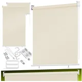 Kesser Senkrechtmarkise 140 x 140 cm Beige Metall
