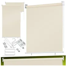 Kesser Senkrechtmarkise 140 x 140 cm Beige Metall
