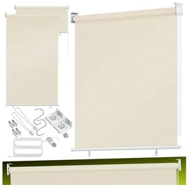 Kesser Senkrechtmarkise 140 x 140 cm Beige Metall