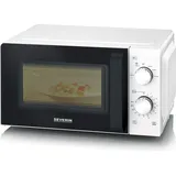 Severin MW 7570 Inverter Mikrowelle 700 W Größe: klein 6 Stufen (Schwarz, Weiß)