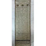 HOSSNER - ART OF HOME DECO Gardine "Zürichsee" Gr. 1, braun (braun, grau), B:120cm H:245cm, Polyester, HOSSNER - ART OF HOME DECO, Gardinen, Gardine, Schlaufenschal im besonderen Design