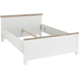 Home Affaire Bett »Florenz Doppelbett Landhausstil Bettgestell (100,140 oder 180/200cm)«, aus FSC®-zertifiziertem Holzwerkstoff, in 3 Breiten weiß