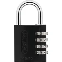 ABUS Vorhängeschloss, schwarz