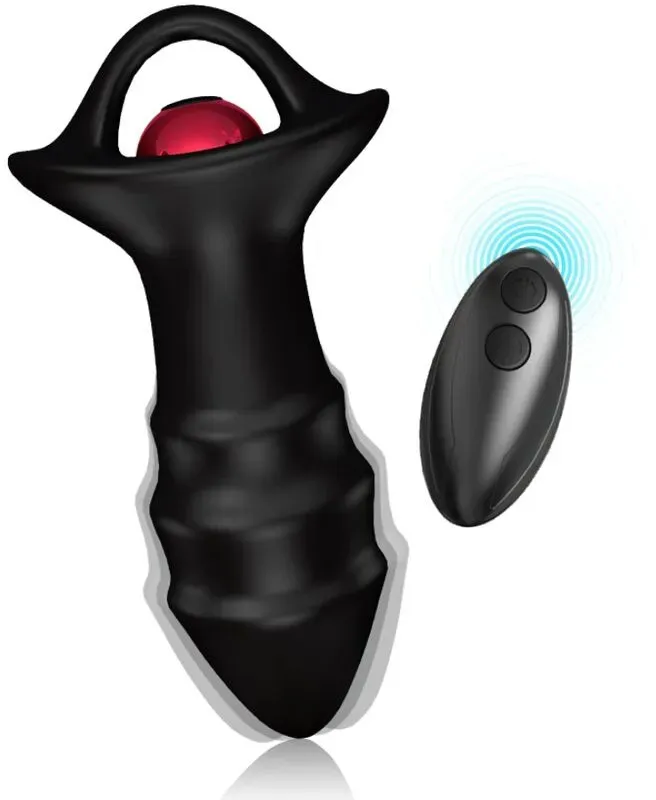 ARMONY - KYLIN FINGERVIBRATOR & ANALPLUG FERNBEDIENUNG SCHWARZ