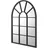[en.casa] Wandspiegel Villalago 80 x 60 cm Schwarz