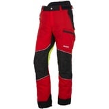 KOX Schnittschutzhose Light Rot/Gelb - 106 schlank und groß