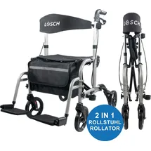 Antar Aluminium Rollator AT51005 2in1 schwarz