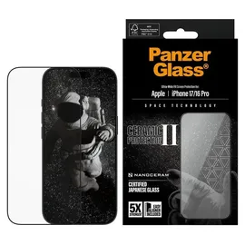 Panzer Glass Ceramic II Displayschutz für iPhone 17/iPhone 16 Pro
