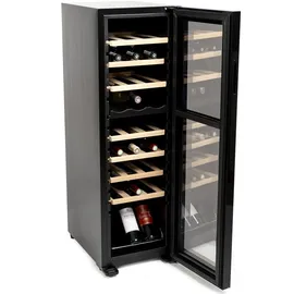 Melchioni 27c Dual, Weinkühler, 74 L, Doppelter Temperaturbereich, Touch-display