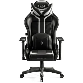 Diablo Chairs X-Ray Gaming-Stuhl schwarz/weiß Small