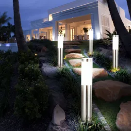 ETC Shop Außen-Stehleuchten 4er-Set (3158_4)