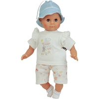 Schildkröt Puppe Schlummerle Gr. 32 cm (gemalte Haar, Blaue Schlafaugen, Baby Puppe inkl. Kleidung)