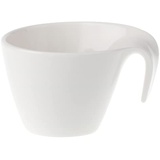 Villeroy & Boch Flow Kaffeetasse, 200 ml, Premium Porzellan, Weiß