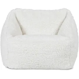 I.C.O.N. icon Sitzsack Creme, Kunststoff, 100 L, 1-Sitzer, 55x44x55 cm, Hergestellt in Deutschland, Wohnzimmer, Hocker, Sitzsäcke, Kindersitzsäcke