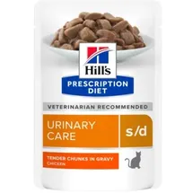 Hill's Urinary Care s/d mit Huhn 48 x 85 g
