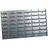 Hünersdorff Sichtbox Metall 63 x 38 cm silber