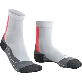 Falke Achilles Damen Laufsocken 1 Paar Weiß/Neon Rot 39-40
