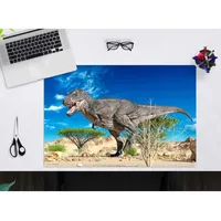 Cover-your-desk cover-your-desk.de Schreibtischunterlage – “Hungriger T-Rex auf der Suche