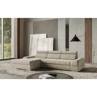 sit&more Ecksofa »Broadway L-Form«, inklusive Kopfteilverstellung, wahlweise mit Bettfunktion
