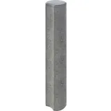 Diephaus Verbundpalisade Grau 100 x 20 cm