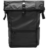 s.Oliver Rolltop Rucksack Rollup Daypack Backpack Kurierrucksack 2109907, Farbe:Black