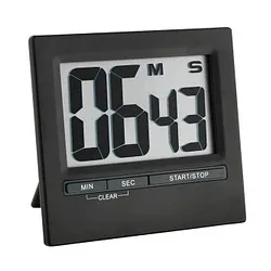 TFA® Küchentimer 38.2013.01 schwarz