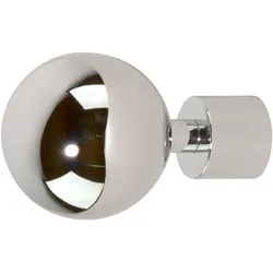 Endstücke BALL, 2 Stück - silber