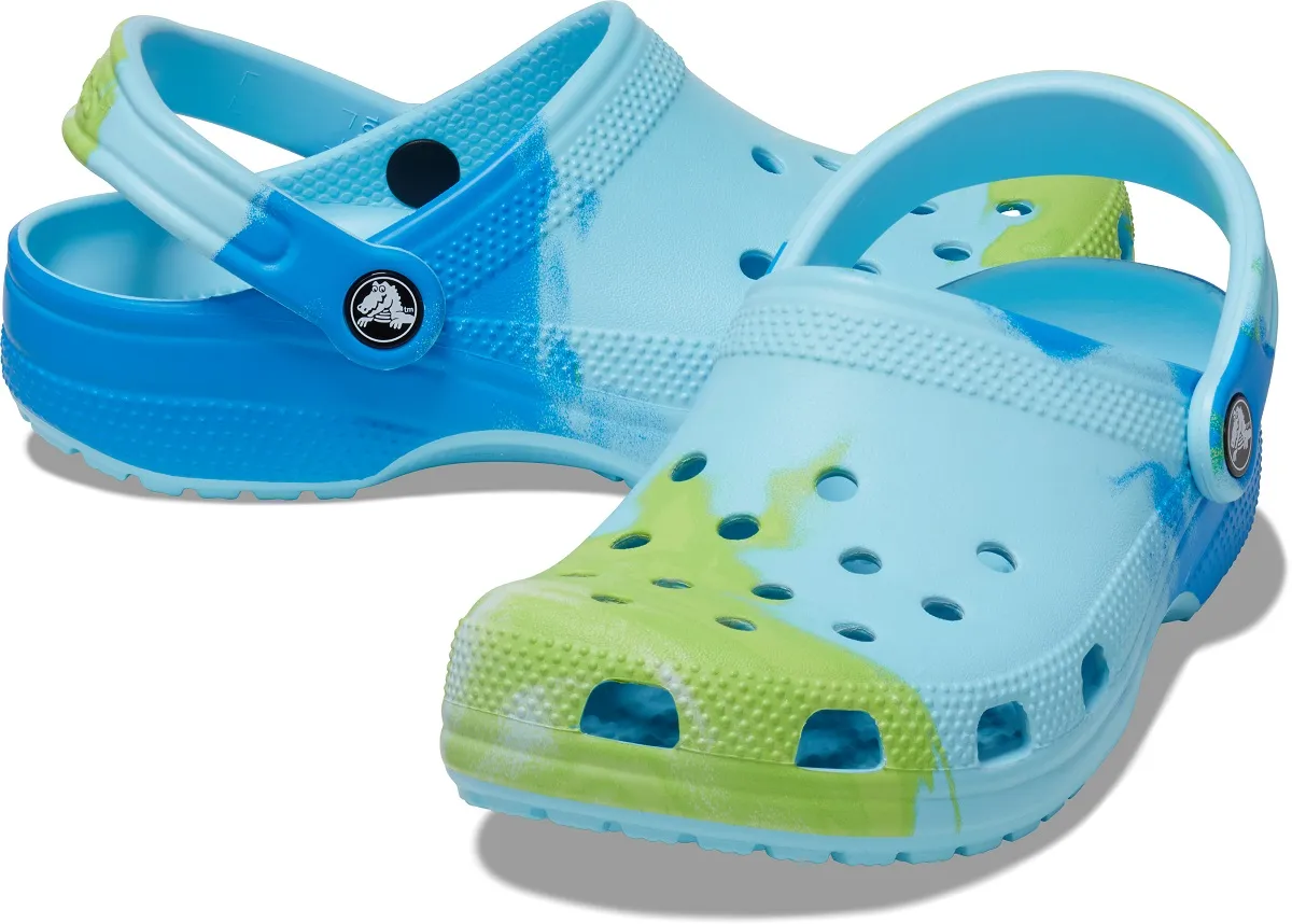 Crocs Sandale Classic Ombre Clog arcticblau/multi Damen - 1 Paar