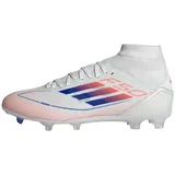 Adidas F50 League Mid-Cut FG/MG Cloud White / Lucid Blue / Solar Red 40