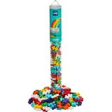 Plus-Plus Plus-Plus® 9604265 - Rainbow, Tube, 100 Bausteine, Konstruktionsspielzeug, Regenbogenfarben